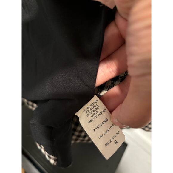 Waverly Grey Plaid Pipa Jacket Sz M - Picture 8 of 8